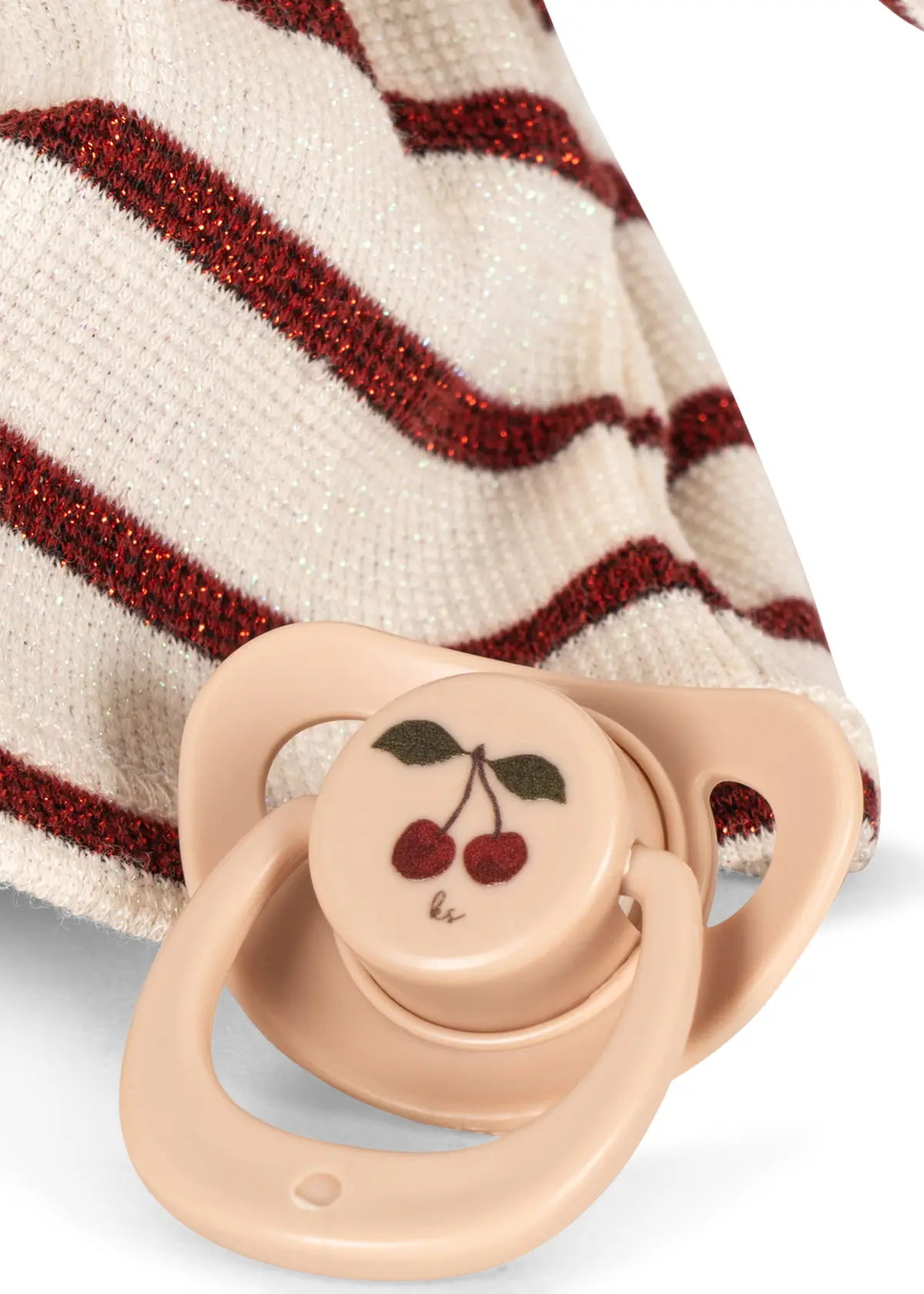 Konges Sløjd Babypuppe Bella „Creamy stripe“ – Bild 4