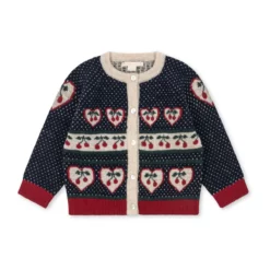 Konges Sløjd Strickjacke Belou „Cherry“