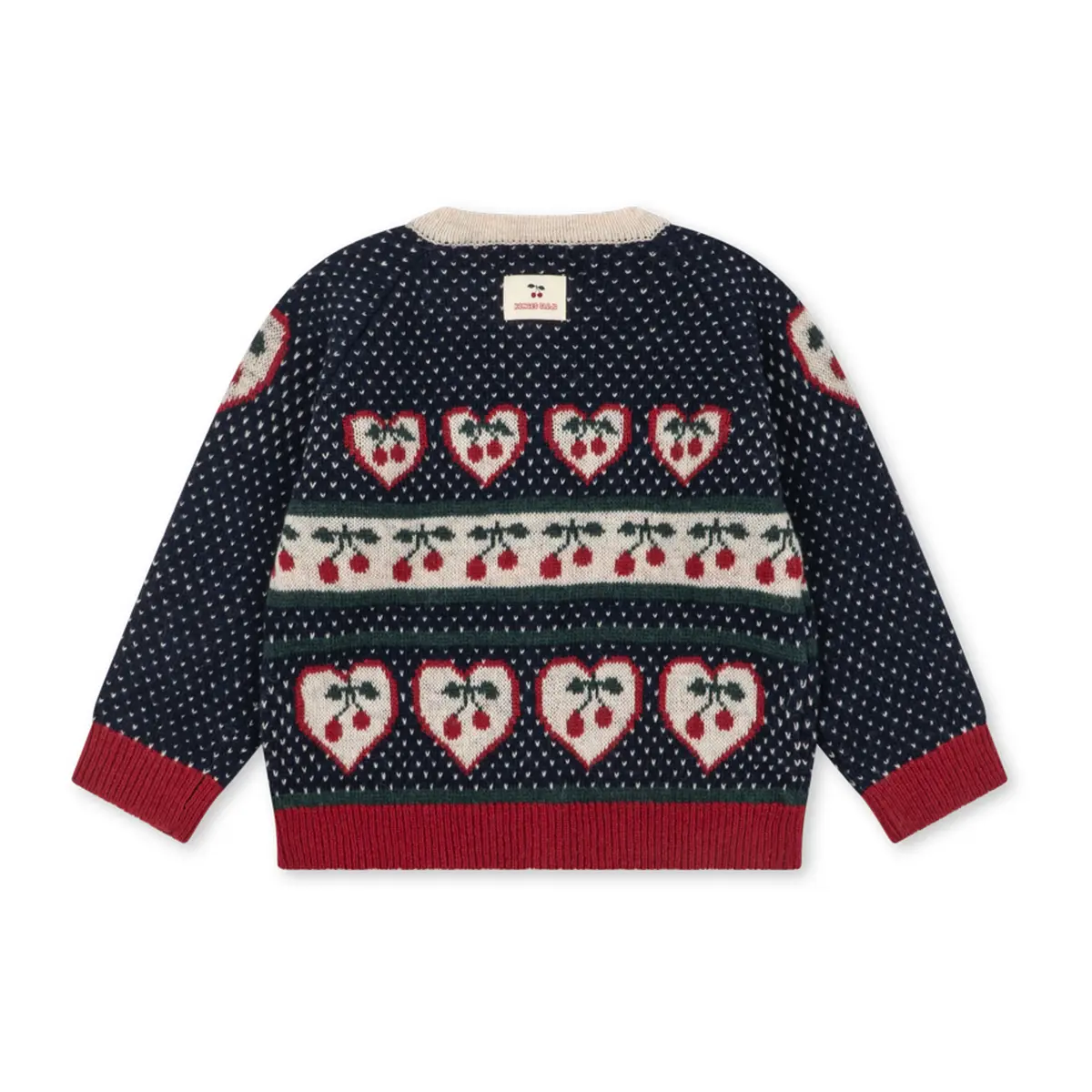 Konges Sløjd Strickjacke Belou „Cherry“ – Bild 2