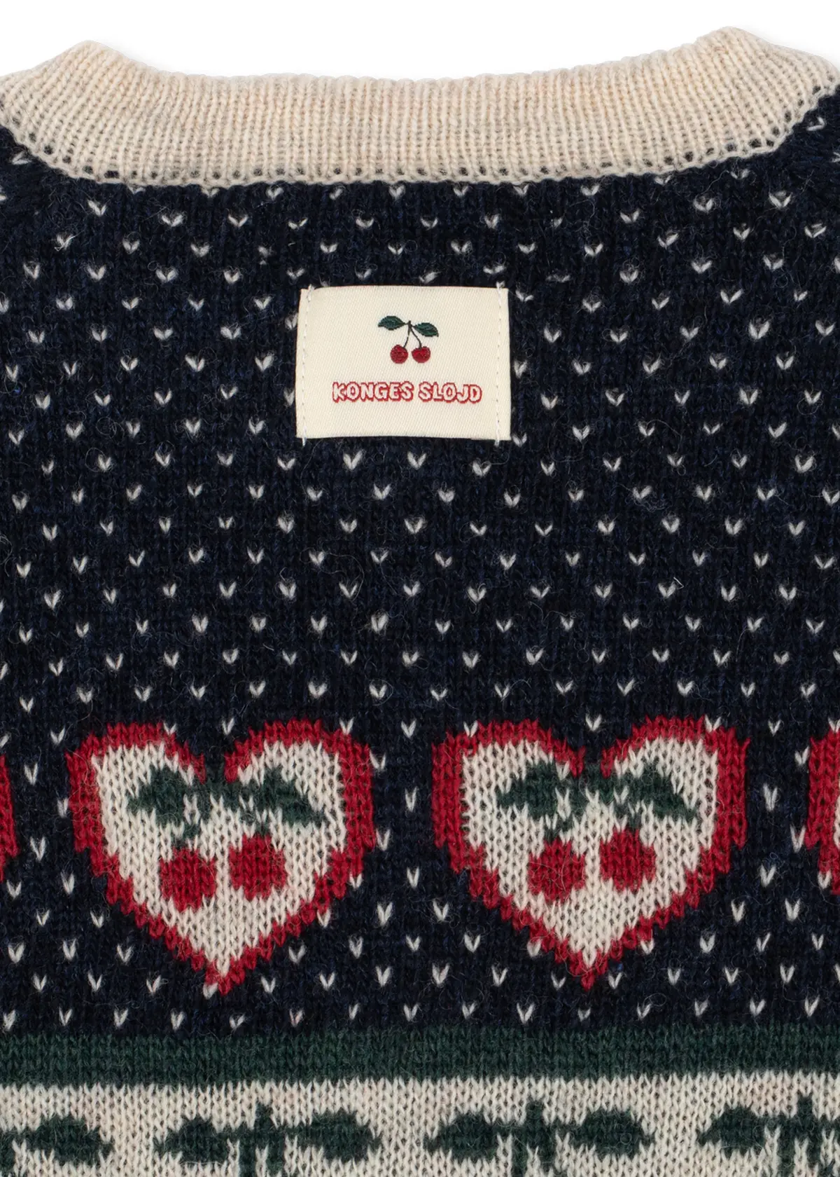 Konges Sløjd Strickjacke Belou „Cherry“ – Bild 3