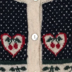 Konges Sløjd Strickjacke Belou „Cherry“ – Bild 4