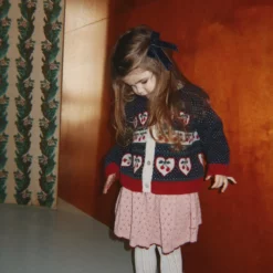 Konges Sløjd Strickjacke Belou „Cherry“ – Bild 7