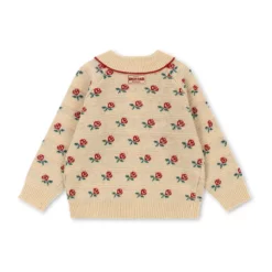 Konges Sløjd Strickjacke Belou mit Kragen „Rose“ – Bild 2