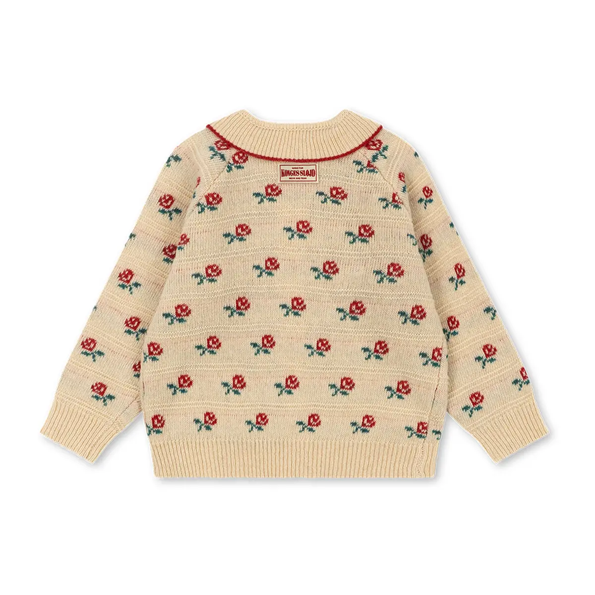 Konges Sløjd Strickjacke Belou mit Kragen „Rose“ – Bild 2