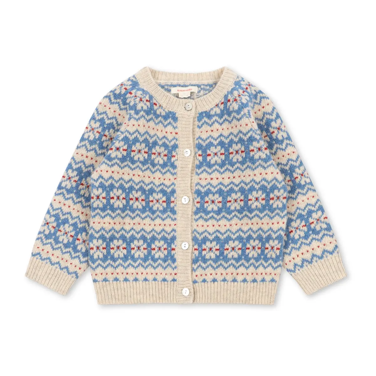Konges Sløjd Strickjacke Billi „Blue multi“