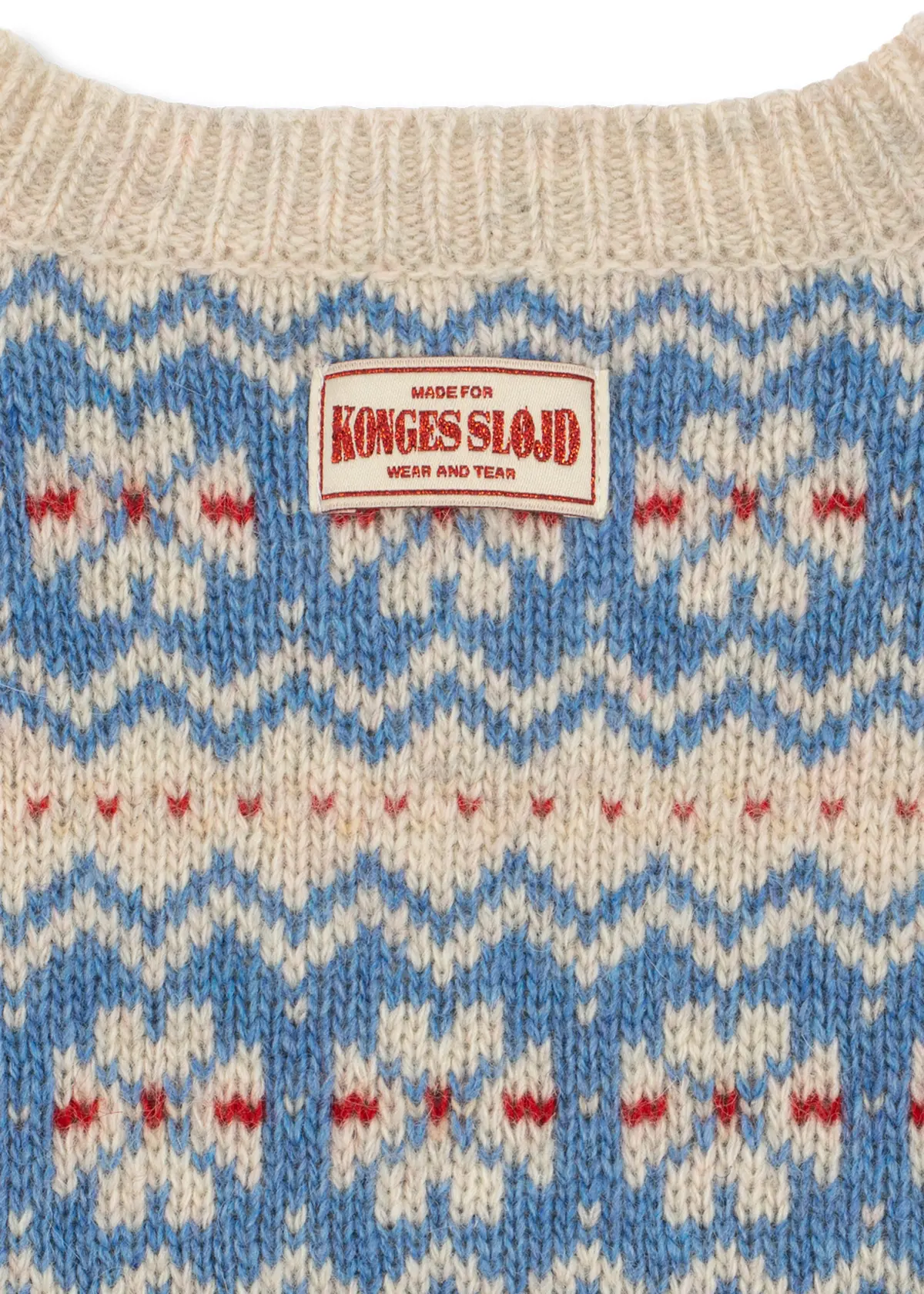 Konges Sløjd Strickjacke Billi „Blue multi“ – Bild 3