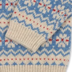 Konges Sløjd Strickjacke Billi „Blue multi“ – Bild 5