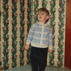 Konges Sløjd Strickjacke Billi „Blue multi“ – Bild 6
