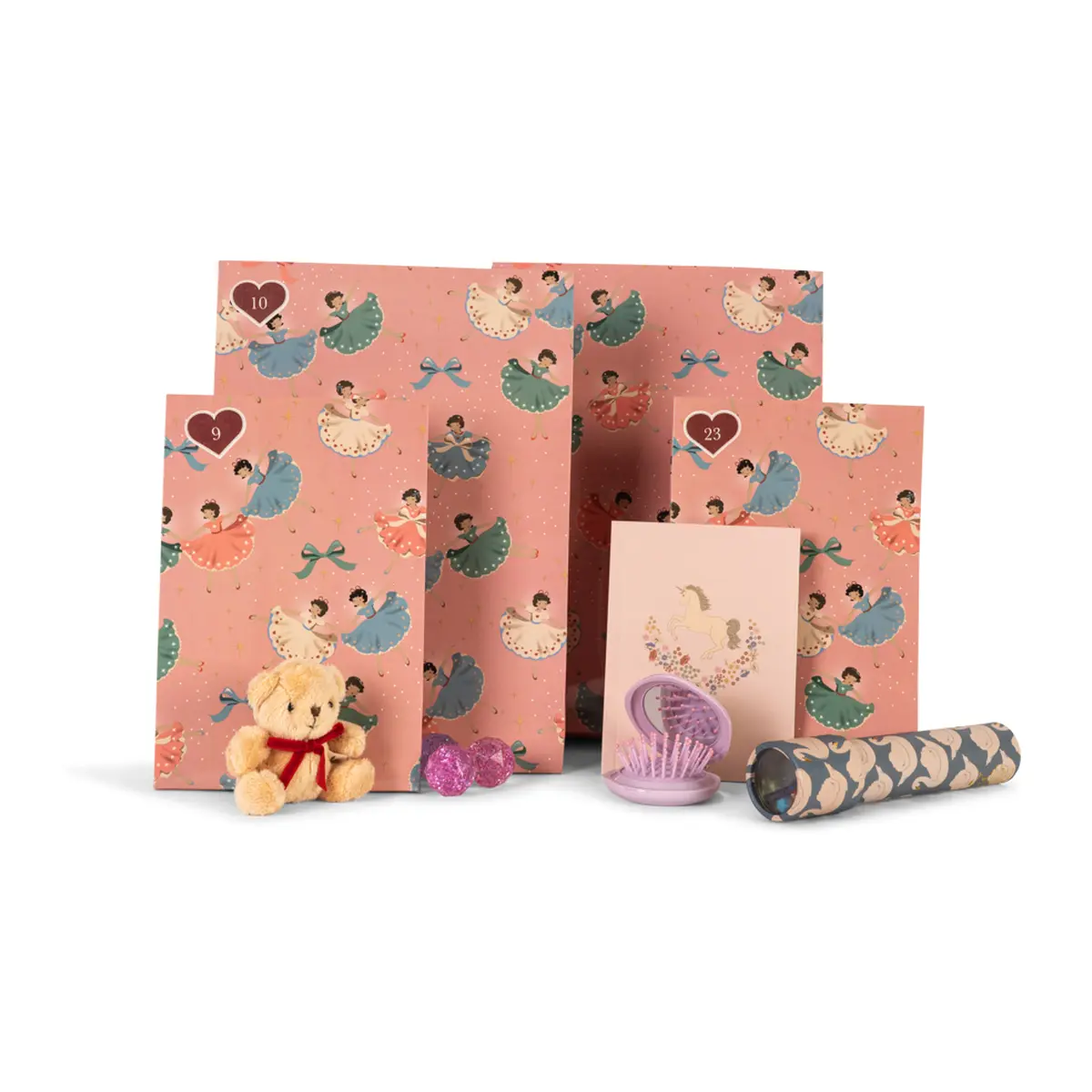 Konges Sløjd Adventskalender „Beige“ mit 24 Geschenken