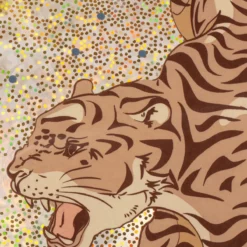 Konges Sløjd Glitzer-Hüpfball „Tiger“ – Bild 2