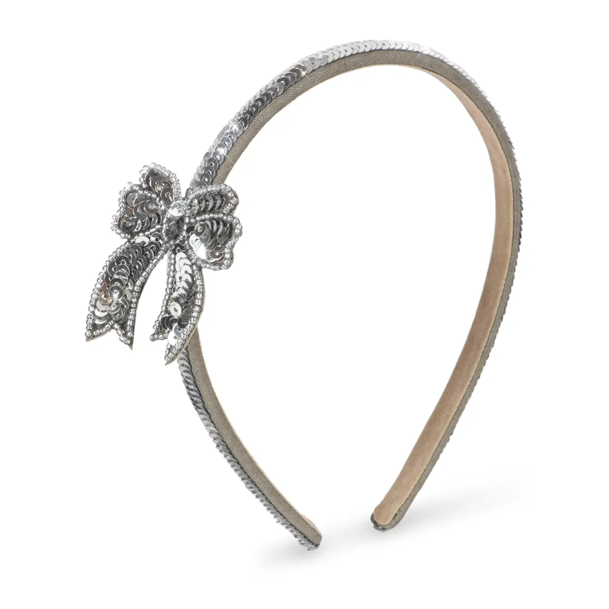 Konges Sløjd Pailletten-Haarreif „Silver“ – Bild 4