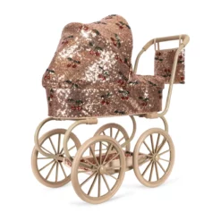 Konges Sløjd Sparkly Minnie Puppenwagen „Cherry sequin“ – Bild 4