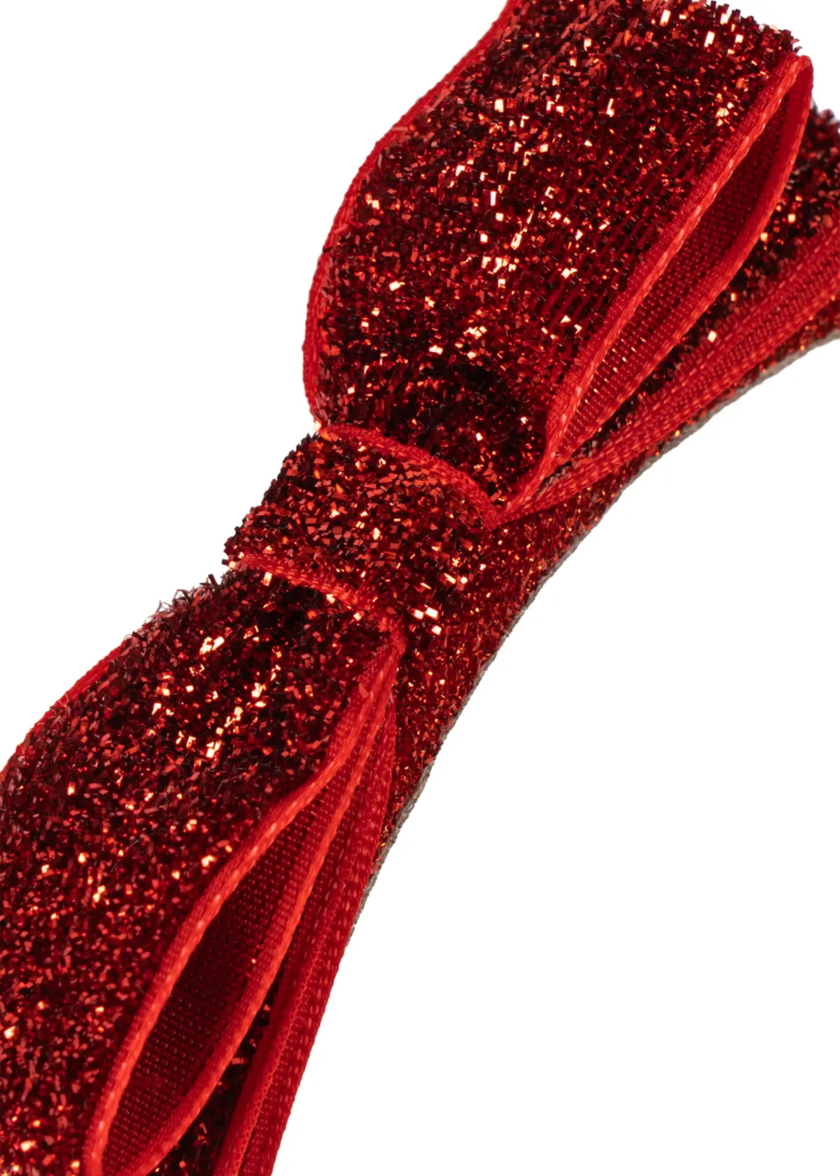 Konges Sløjd Samt-Haarreif „Red glitter“ – Bild 3