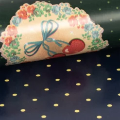 Konges Sløjd Geschenkpapier „Deer diary green“ – Bild 4