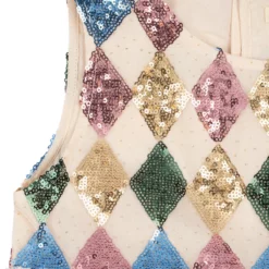 Konges Sløjd Yvonne Harlekin Kleid „Harlekin sequin“ – Bild 4