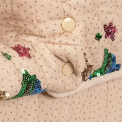Konges Sløjd Minnie Puppenwagen mit Pailetten „Rainbow Star“, niedrige Version – weitere Produktansicht
