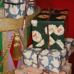 Konges Sløjd Geschenkpapier „Deer diary green“ – Bild 11