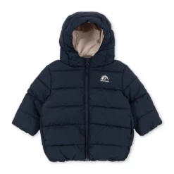 Konges Sløjd Puffer Winterjacke Alpi „Total eclipse“ auf weißem Hintergrund