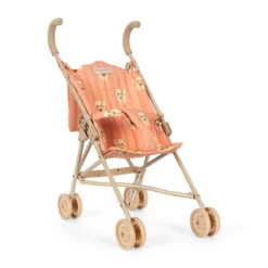 Konges Sløjd Puppen-Buggy „Ciao Miao Rose“ auf weißem Hintergrund