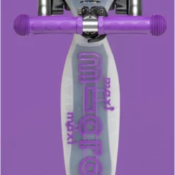 Maxi Micro Deluxe Flux LED Purple: Transparentes Trittbrett von oben