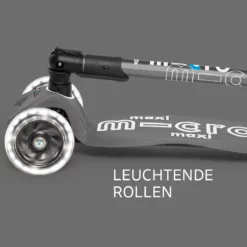 Maxi Micro Deluxe Foldable LED Volcano Grey: Leuchtende Rollen im Detail