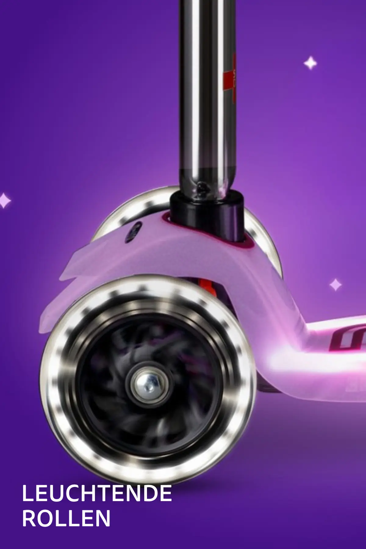 Maxi Micro Deluxe Glow LED Plus Luminous Purple: Leuchtende Rollen im Detail