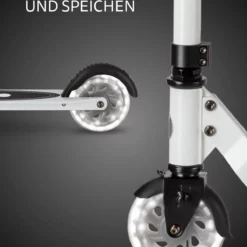 Micro Sprite LED Glow White: Leuchtende Rollen und Speichen im Detail