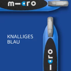 Micro Sprite Sapphire Blue: Farbdesign von Trittbrett und Vorderteil