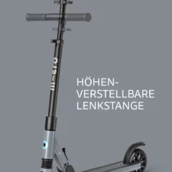 Micro Sprite Suspension Dark Grey: Höhenverstellbare Lenkstange in mehreren Positionen