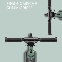 Micro Sprite Suspension Olive Green: Lenker und Gummigriffe im Detail