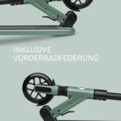 Micro Sprite Suspension Olive Green: Vorderradfederung im Detail