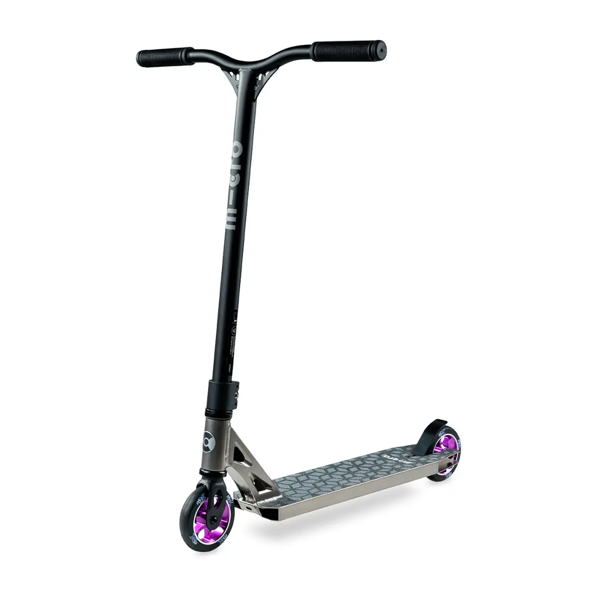 Micro Stunt Scooter Maverick Black/Purple: Produktansicht