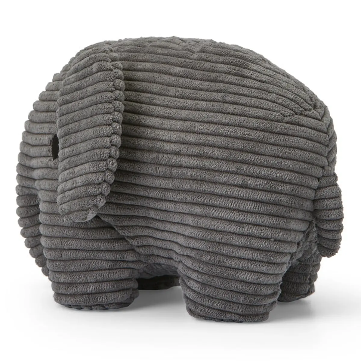 Elephant Corduroy Grey 23 cm – Ansicht schräg von hinten