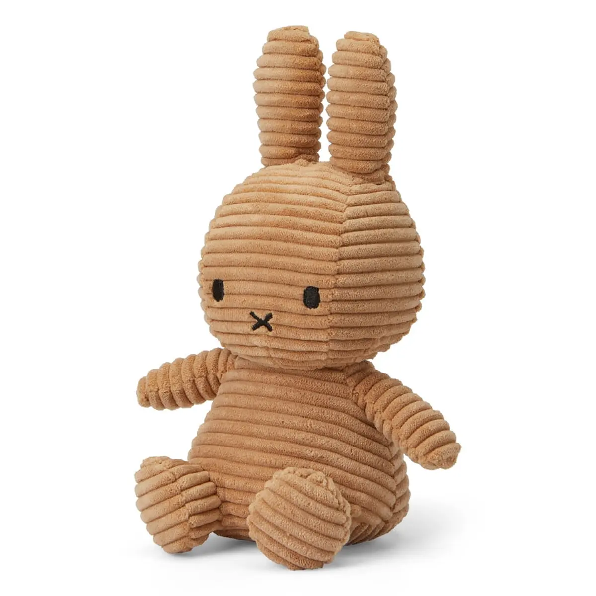 Miffy Corduroy Beige 23 cm – Ansicht schräg von vorn