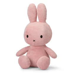 Miffy Corduroy Pink 70 cm – Ansicht schräg von vorn