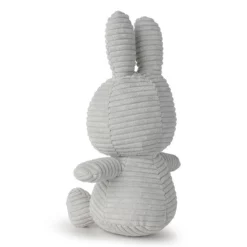 Miffy Corduroy Soft Grey 23 cm – Rückansicht