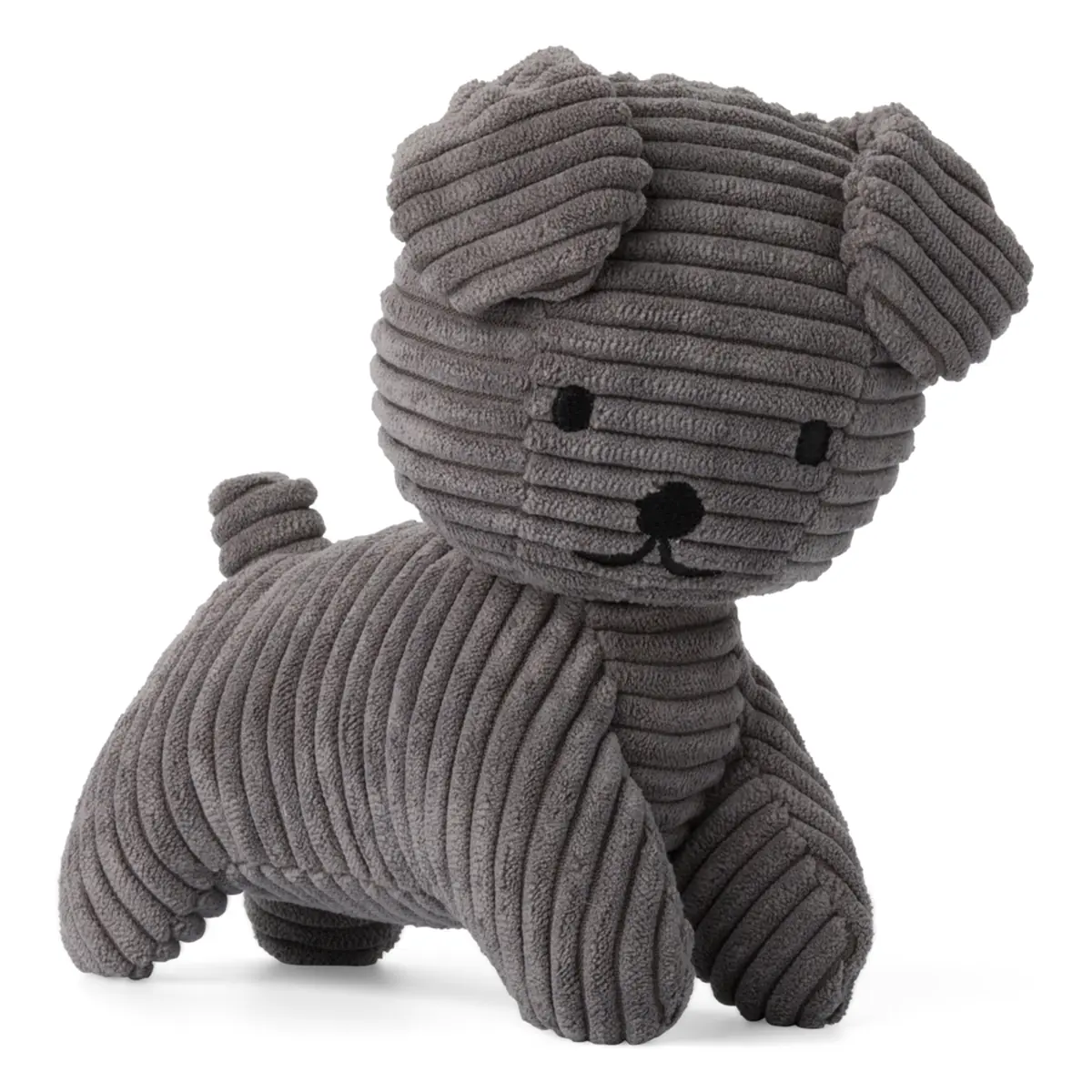Snuffy Corduroy Grey 21 cm – Ansicht schräg von vorn