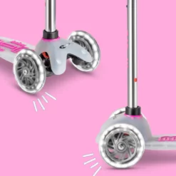 Mini Micro Deluxe Flux LED Neon Pink: Leuchtende Rollen im Detail