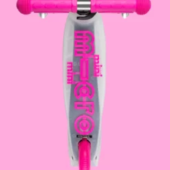 Mini Micro Deluxe Flux LED Neon Pink: Transparentes Trittbrett von oben
