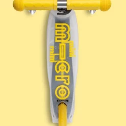 Mini Micro Deluxe Flux LED Neon Yellow: Transparentes Trittbrett von oben