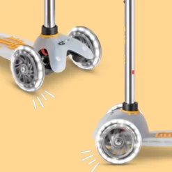 Mini Micro Deluxe Flux LED Yellow: Leuchtende Rollen im Detail