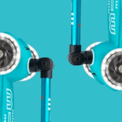 Mini Micro Deluxe Foldable LED Aqua: Faltbare Lenkstange im Detail