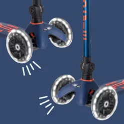 Mini Micro Deluxe Foldable LED Navy Blue: Leuchtende Rollen im Detail