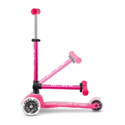 Mini Micro Deluxe Foldable LED Pink: Faltgelenk und Lenkstange in mehreren Positionen