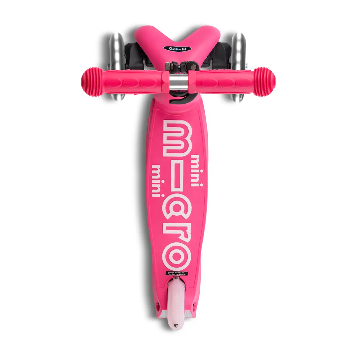 Mini Micro Deluxe Foldable LED Pink: Ansicht von oben