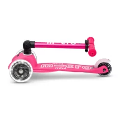 Mini Micro Deluxe Foldable LED Pink: Zusammengeklappter Roller