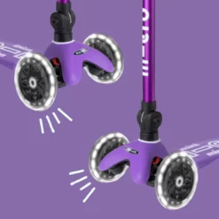 Mini Micro Deluxe Foldable LED Purple: Leuchtende Rollen im Detail