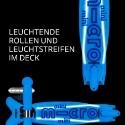 Mini Micro Deluxe Glow LED Plus Arctic Blue: Leuchtende Rollen und Leuchtstreifen im Trittbrett
