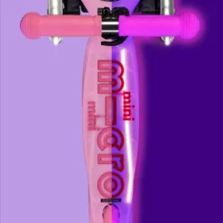 Mini Micro Deluxe Glow LED Plus Frosty Pink: Trittbrett bei Tag und Nacht