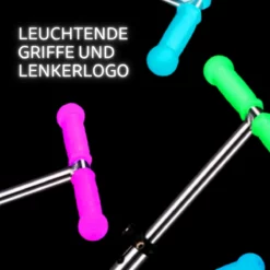 Mini Micro Deluxe Glow LED Plus – mehrere Ausführungen: Leuchtende Griffe und Lenkerlogo in mehreren Farben